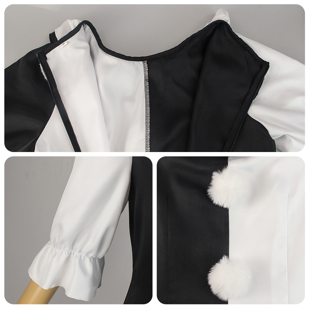 Halloween Horror Clown Costume Role Playing Cosplay Outfit for Adults Unisex